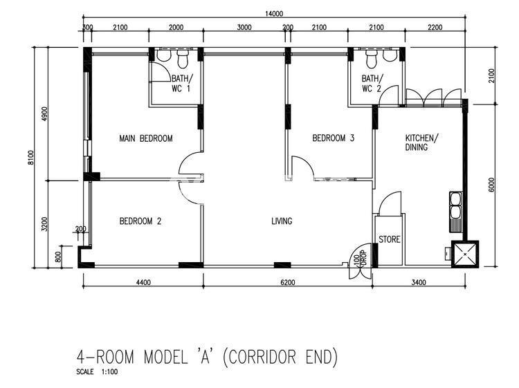Blk 874 Yishun Street 81 (Yishun), HDB 4 Rooms #154020092